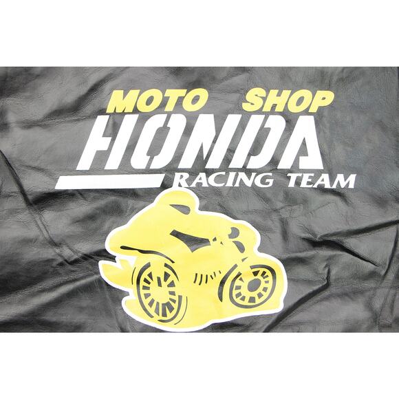 Vintage Faux Leather Racing Team Bomber Jacket XL - Picture 13 of 13